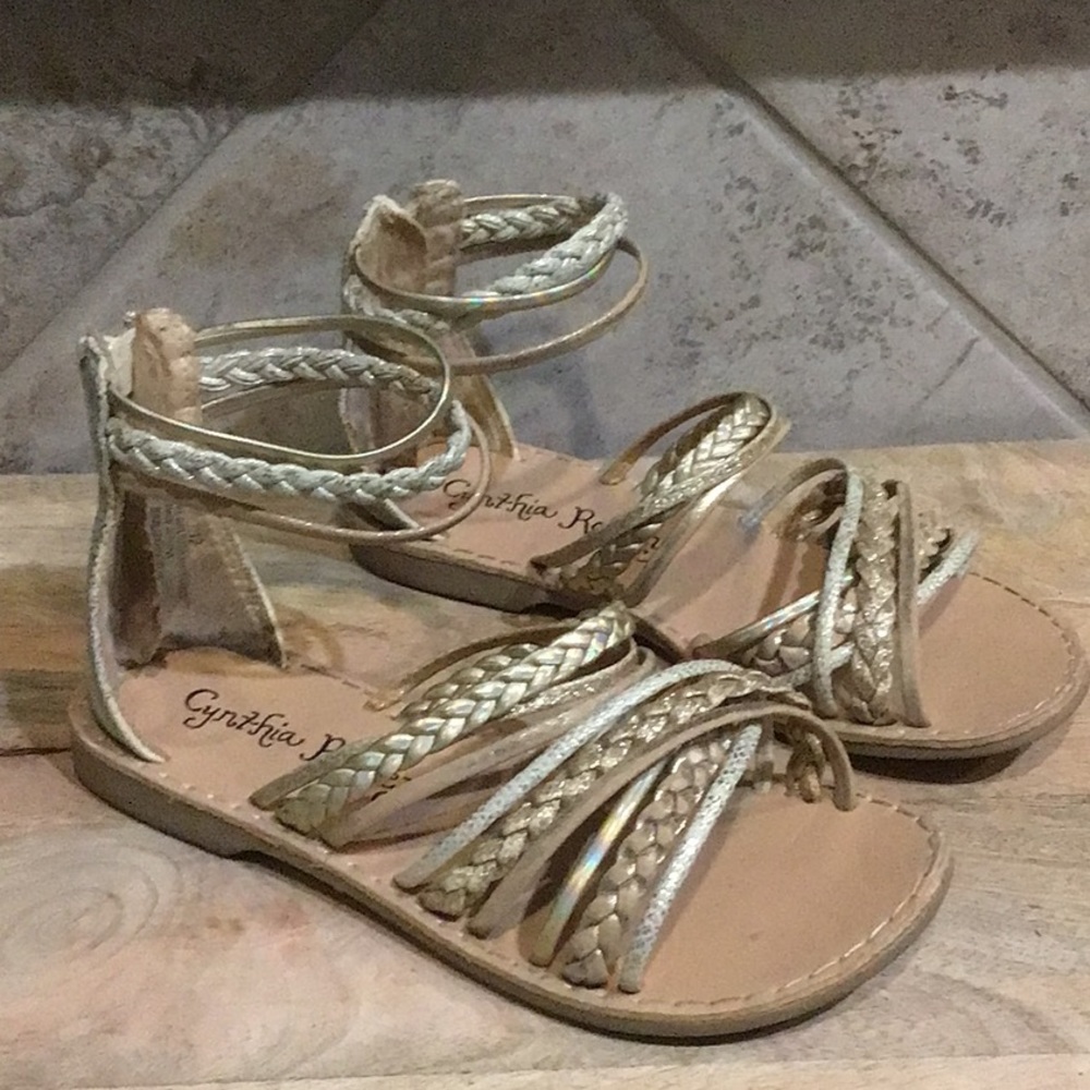 CYNTHIA ROWLEY Girls Sz 12 M Sandal
